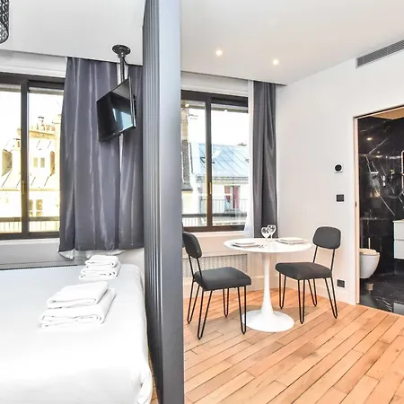 Chic W Jacuzzi - 2p - Near Palais Garnier * Párizs